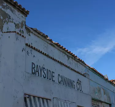 The historic Bayside Canning Company buidling