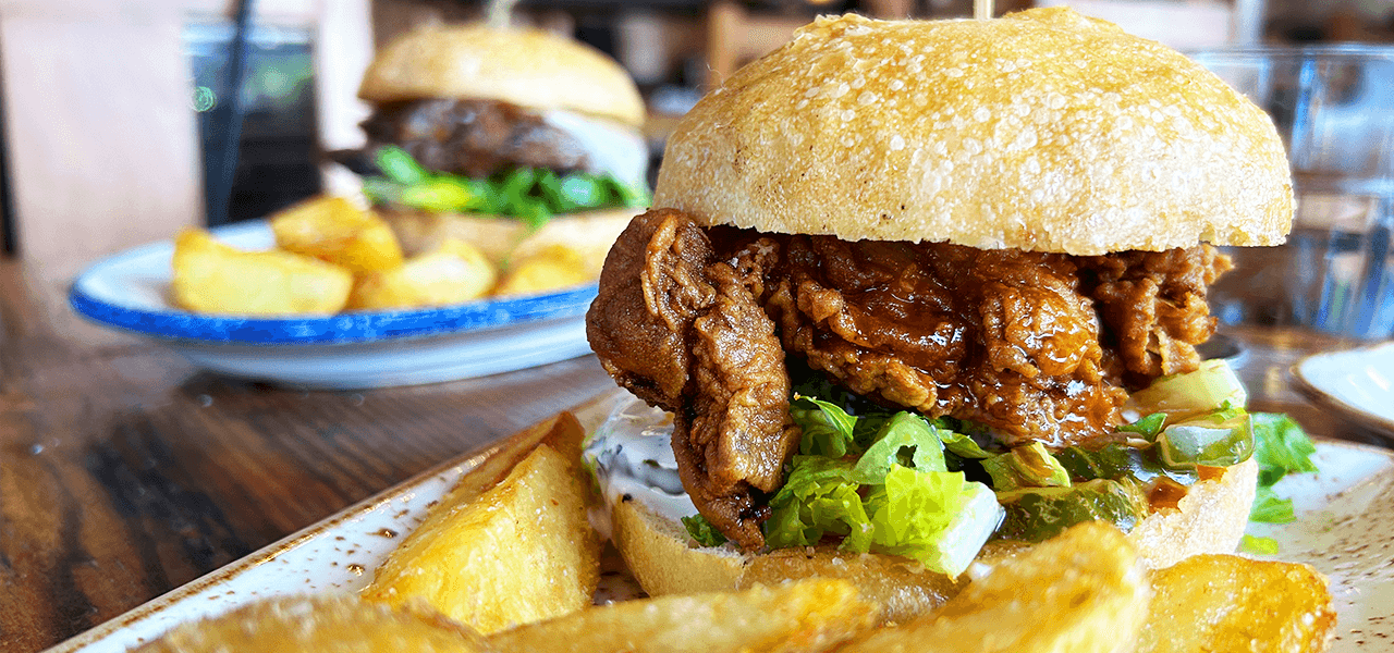 Chicken sandwich at The Table