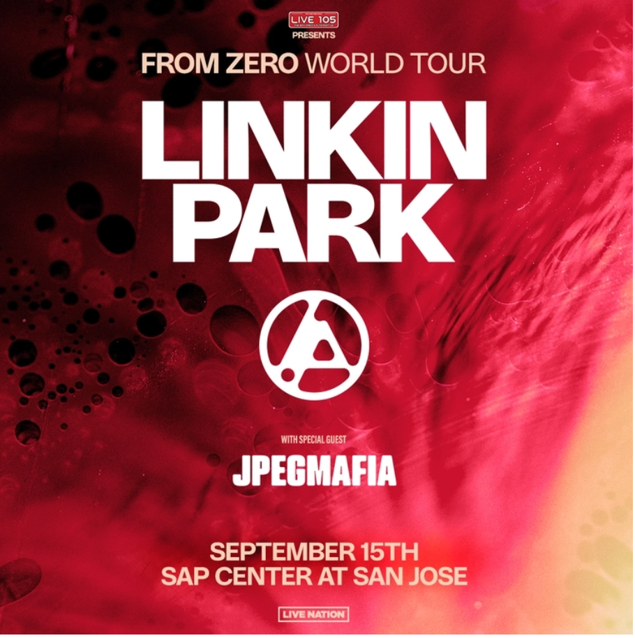 LINKIN PARK FROM ZERO WORLD TOUR ポスター Live 105 Presents LINKIN PARK: From Zero World Tour - 2025
