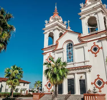 Exterior image of the Five Wounds Portuguese National Parish in Little Portugal 