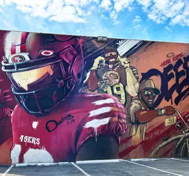 Deebo Samuel Mural