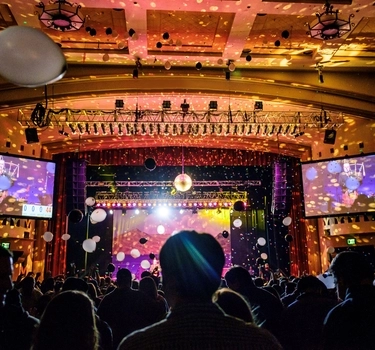 San Jose Civic interior celebration