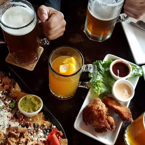 Brewery table spread