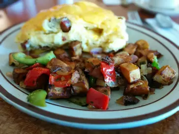 Breakfast Hash & Biscuit 