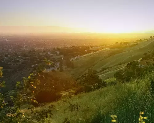 Sunset in the San Jose Countryside