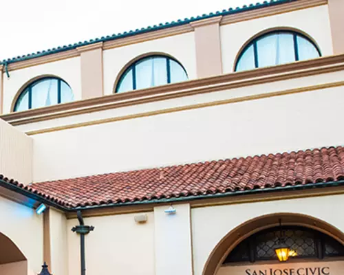 San Jose Civic and Montgomery Theater Courtyard