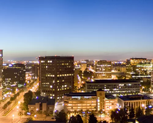 San Jose, California at night