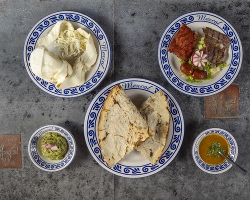 Plated food from Mezcal in downtown San Jose
