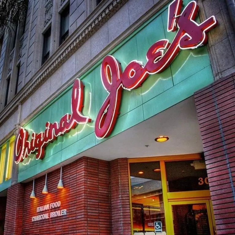 Original Joe's sign