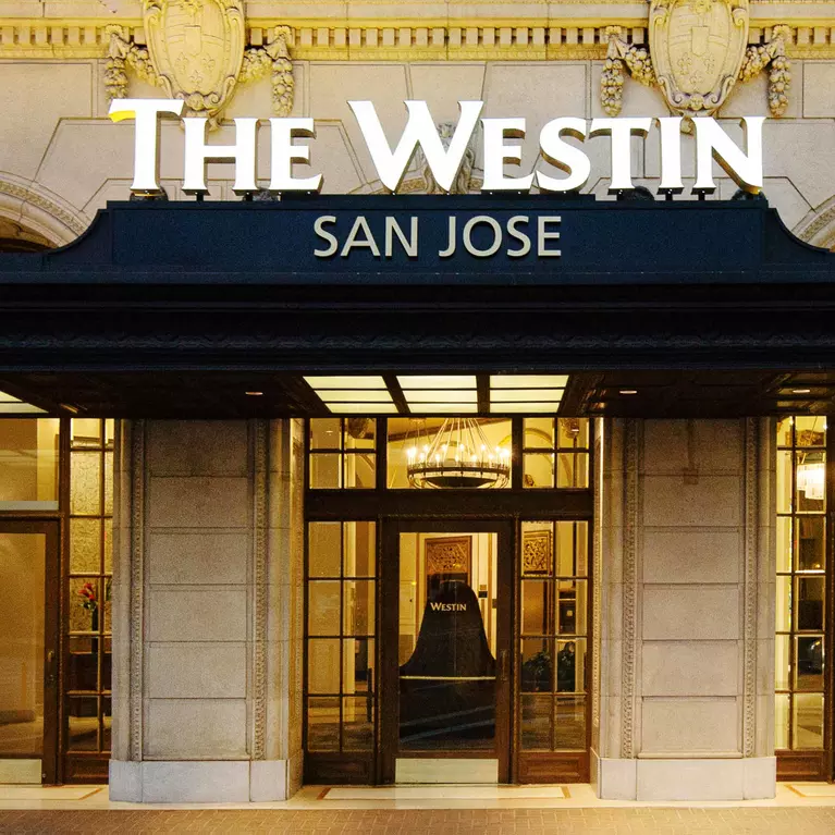 Entrance of Westin San Jose