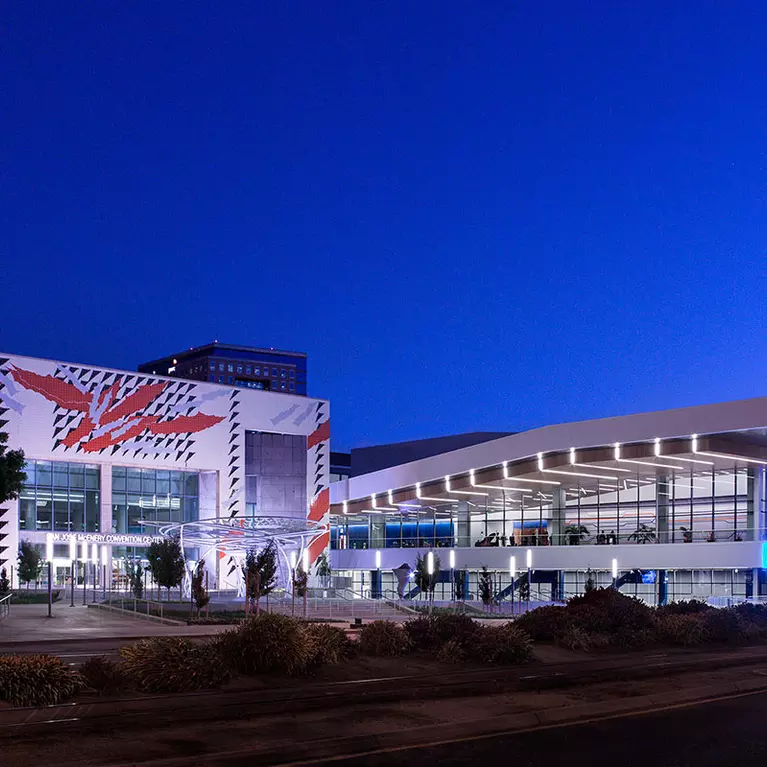 San Jose McEnery Convention Center night
