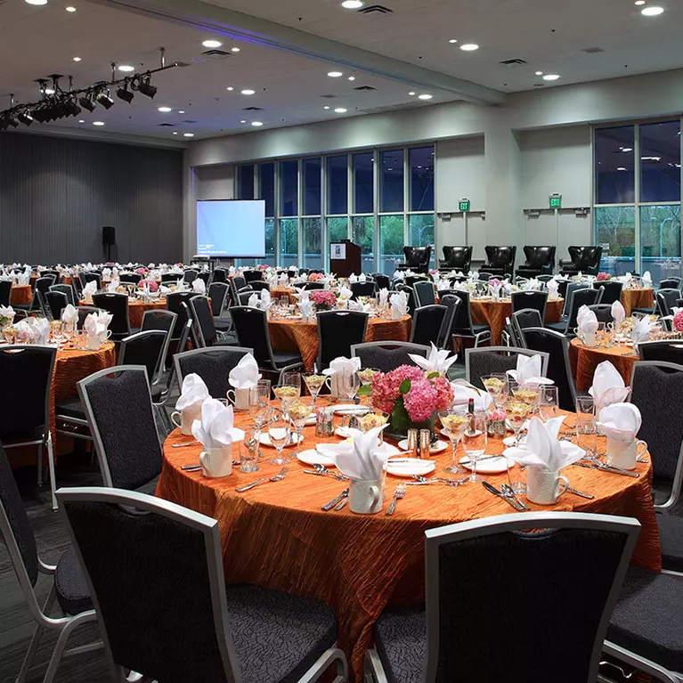 San Jose McEnery Convention Center Room 230 Banquet Set