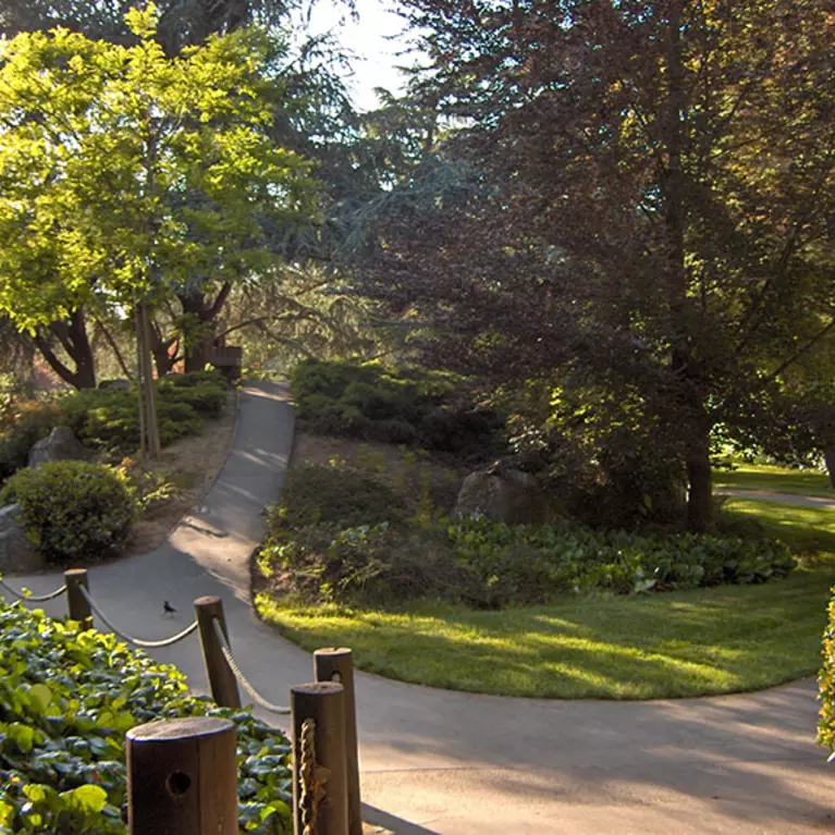 pathways connecting the various parks within Kelley Park