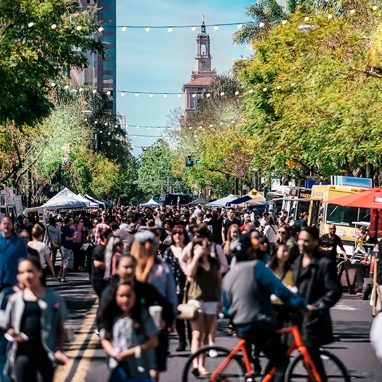 Crowds at the Subzero Festival