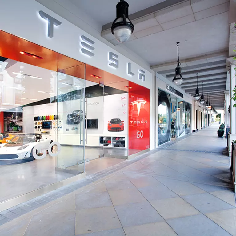 Tesla showroom