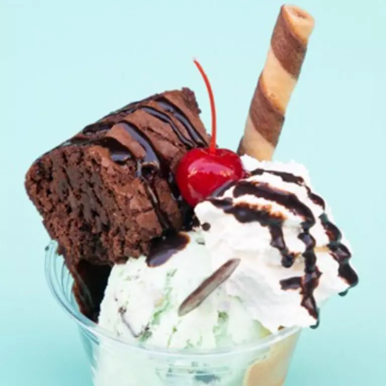 A sundae at the San Jose Candy Kitchen in Downtown San Jose