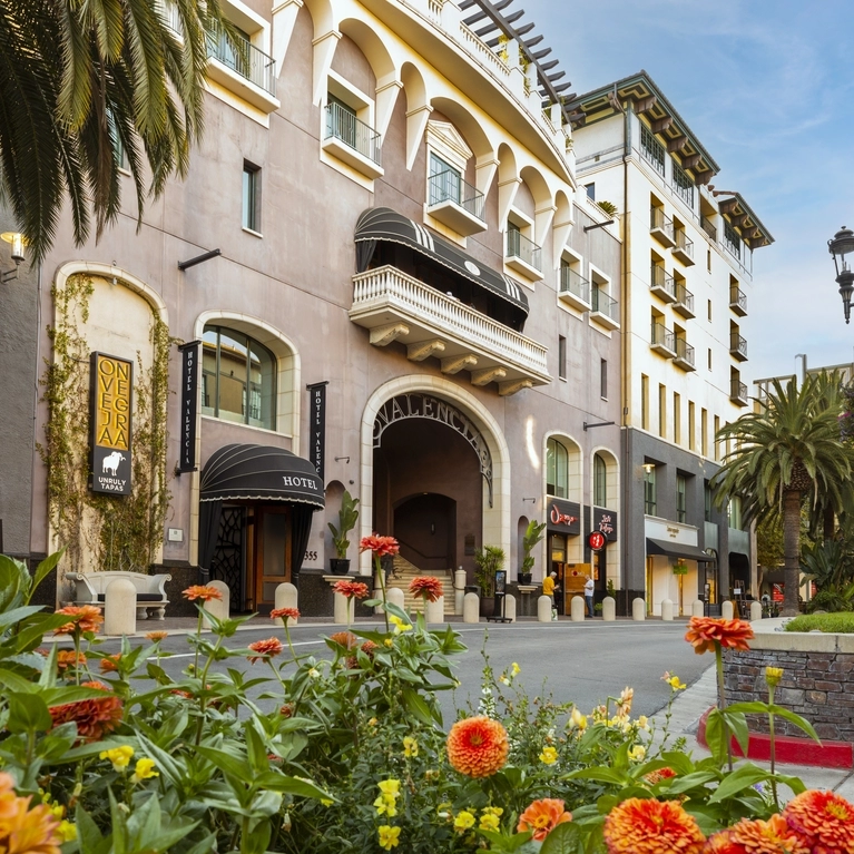 Hotel Valencia Santana Row Front Exterior