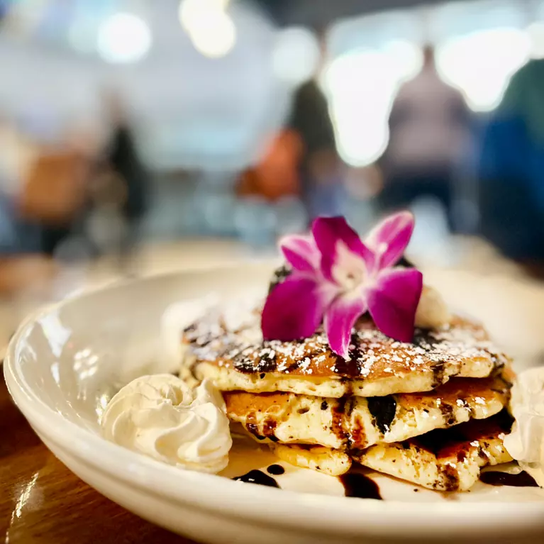Pancakes at Taste of Heaven Bistro