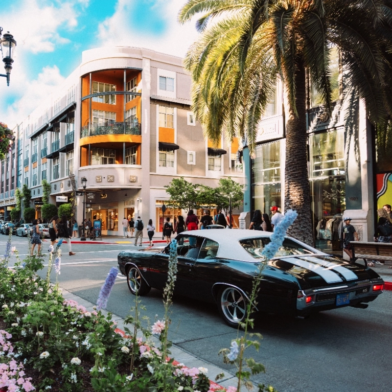 Santana Row Muscle Car Road Trip in San Jose