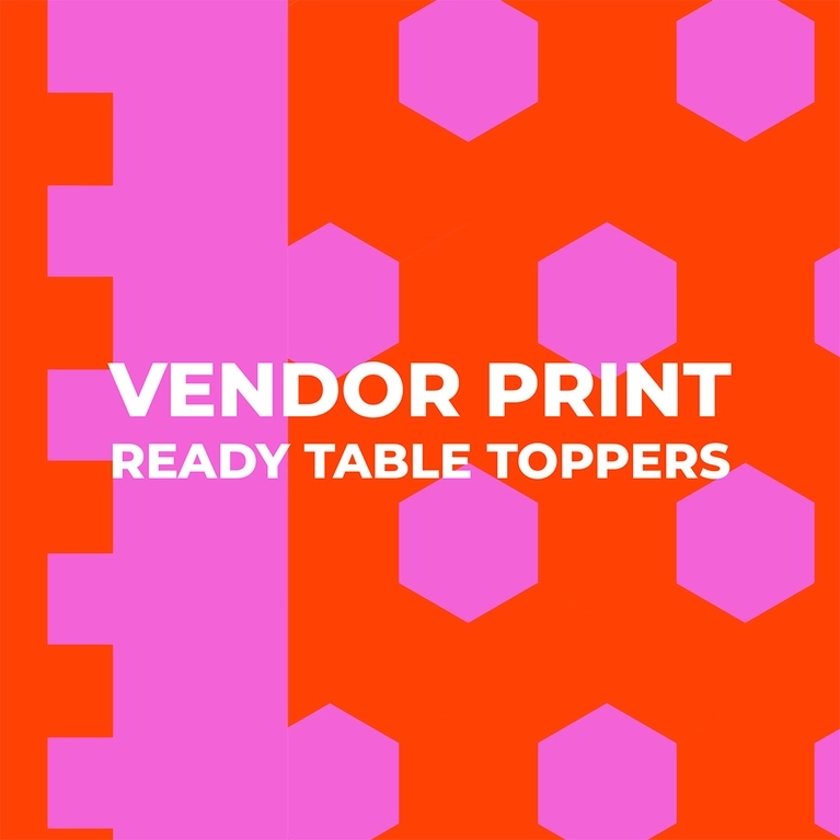 SJ26 Vendor Ready Table Topper