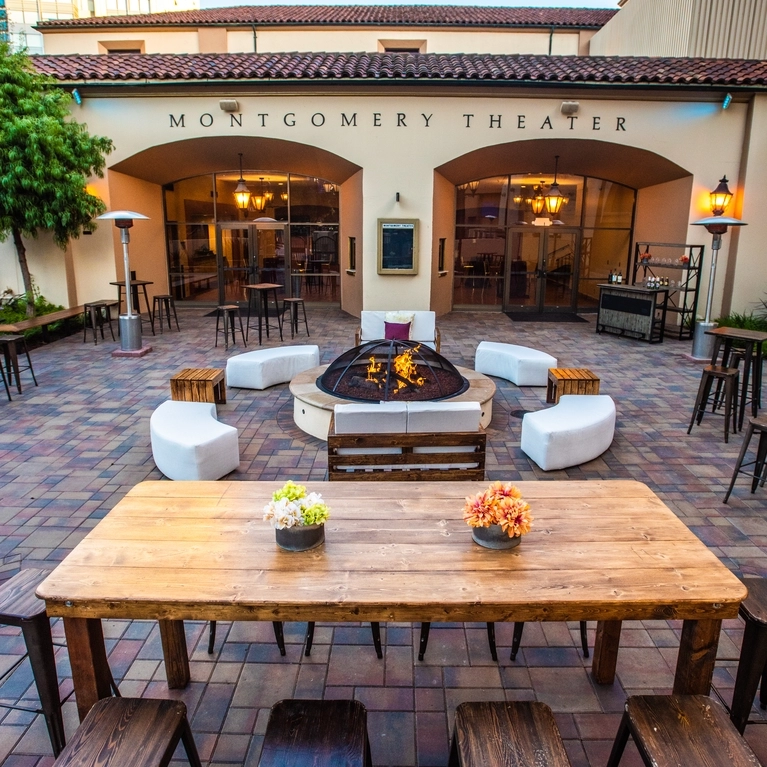 Montgomery Theater Courtyard