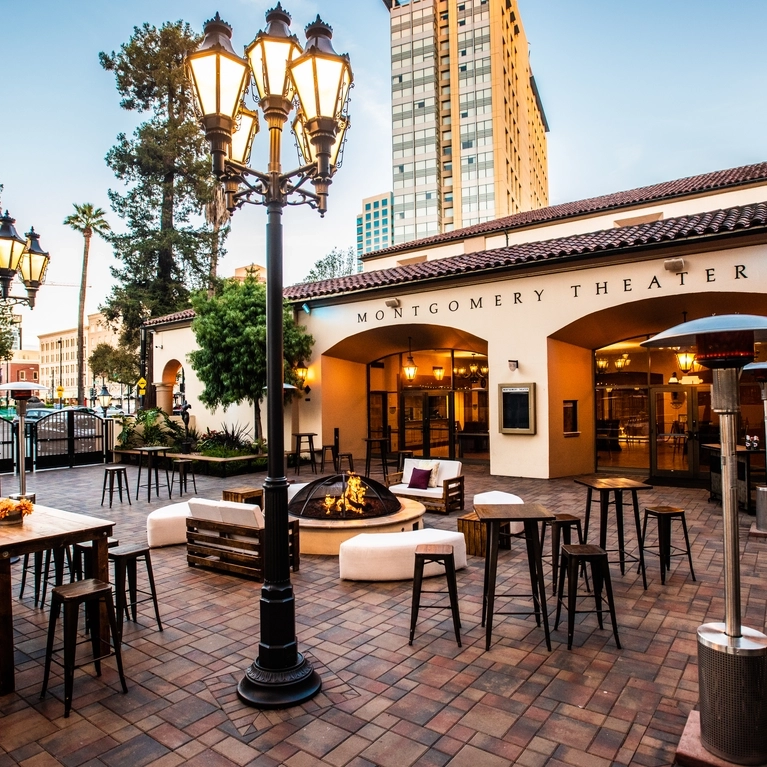 Montgomery Theater Courtyard