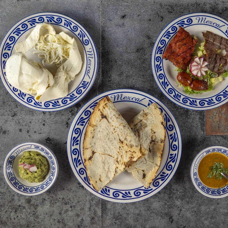 Plated food from Mezcal in downtown San Jose