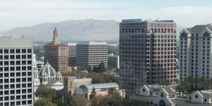 View of San Jose skyline in the daytime